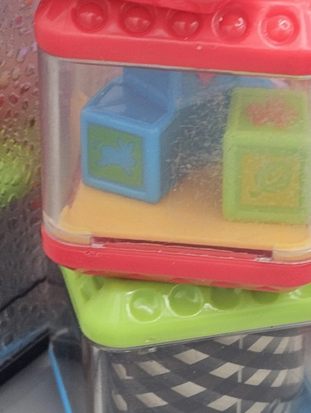 Vintage Fisher-Price Peek A Boo Pull Elephant Musical 12 Blocks Sensory WORKING